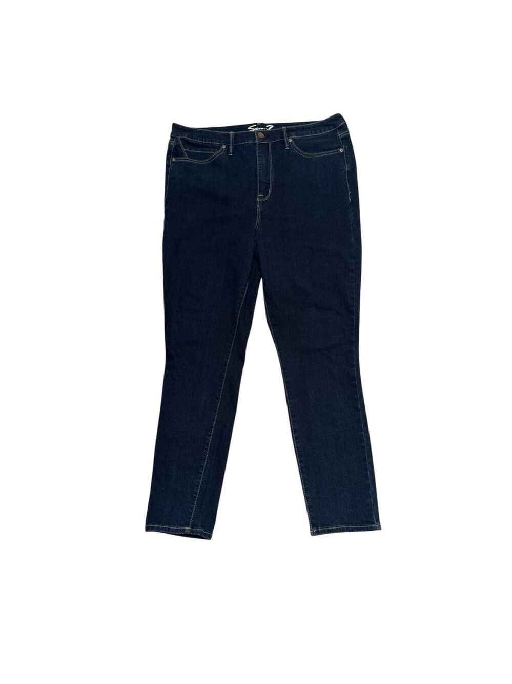 Seven7 Skinny Jeans Womens 16 Blue Denim City Western Cowgirl Cotton & Spandex - Picture 4 of 16